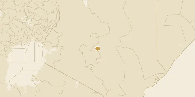 Map of Mount Kenya, Kenya