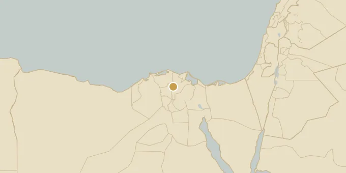 Map of Behbeit El-Hagar, Egypt