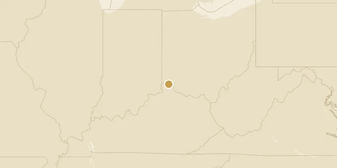 Map of Cincinnati, Ohio