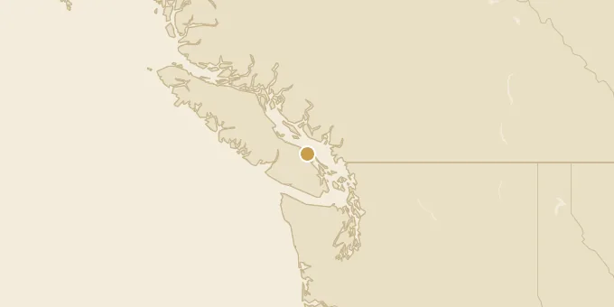 Map of Nanaimo, British Columbia