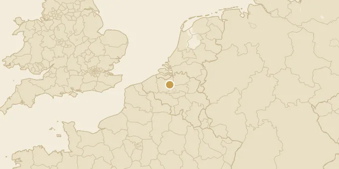 Map of Dendermonde, Belgium