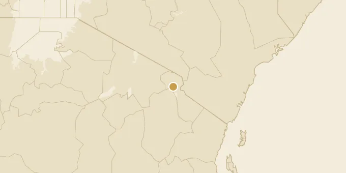 Map of Mount Kilimanjaro, Tanzania