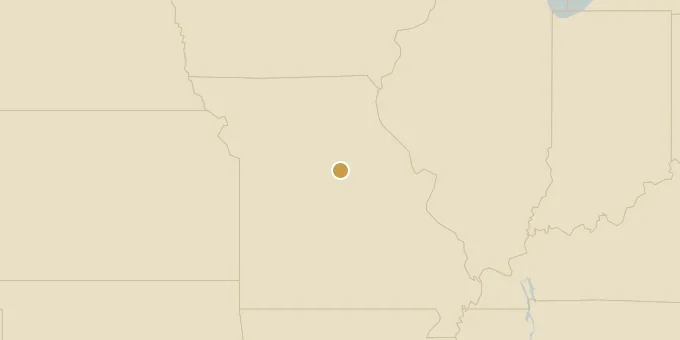 Map of Columbia, Missouri