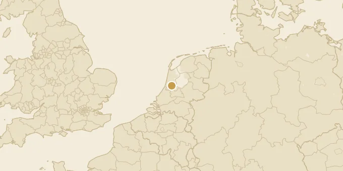 Map of Amsterdam, Netherlands