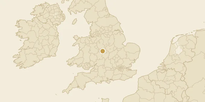 Map of Birmingham, England