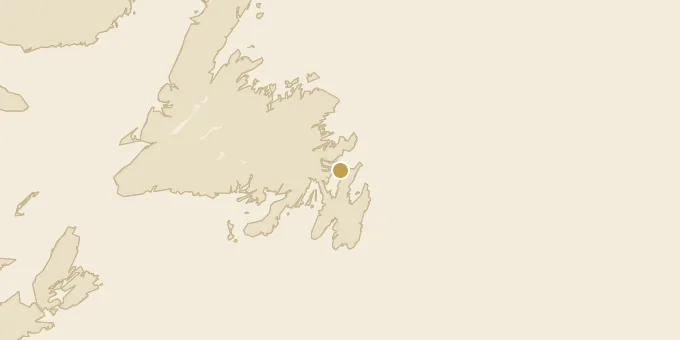Map of Trinity Bay, Newfoundland