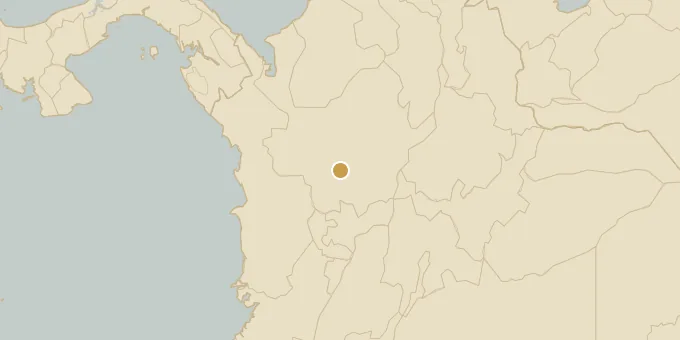 Map of Medellin, Colombia