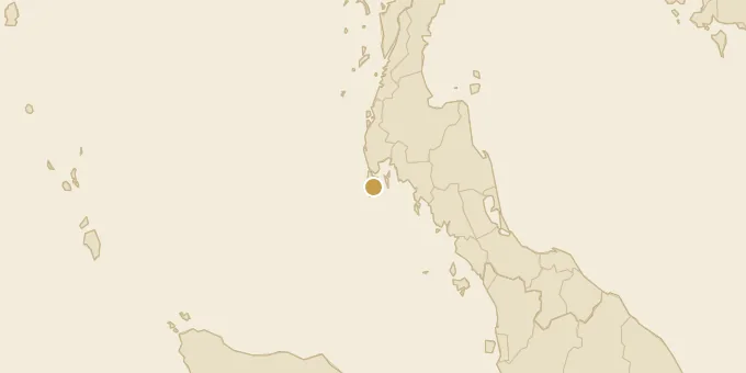 Map of Phuket, Thailand