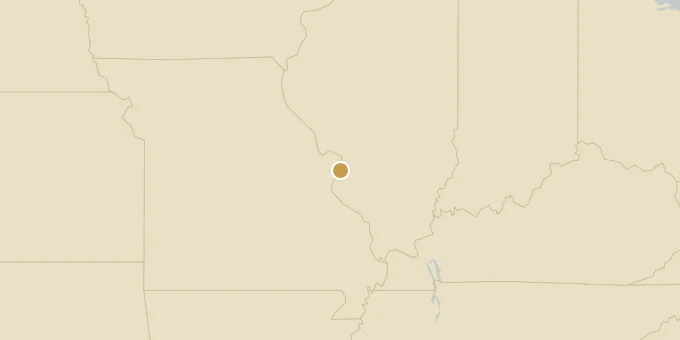 Map of St. Louis, Missouri