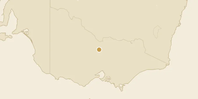 Map of Victoria, Australia
