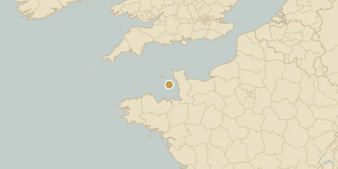 Map of Saint Helier, Jersey
