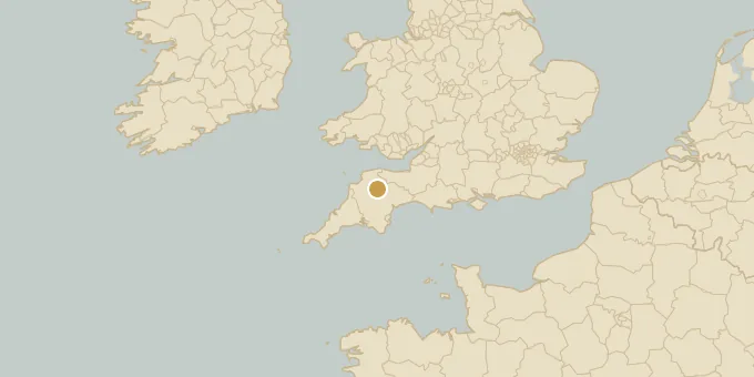Map of Chulmleigh, England