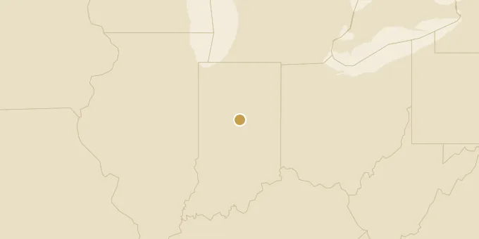 Map of Indiana