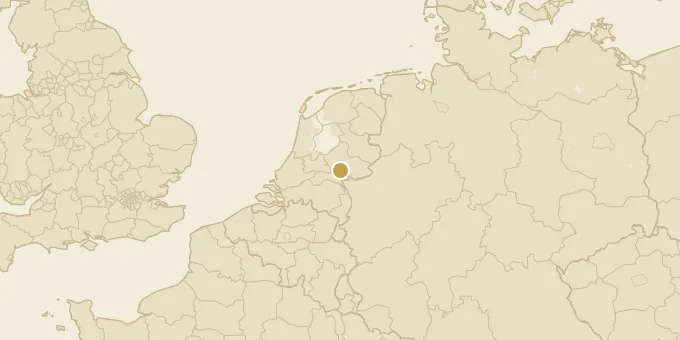 Map of Arnhem, Netherlands