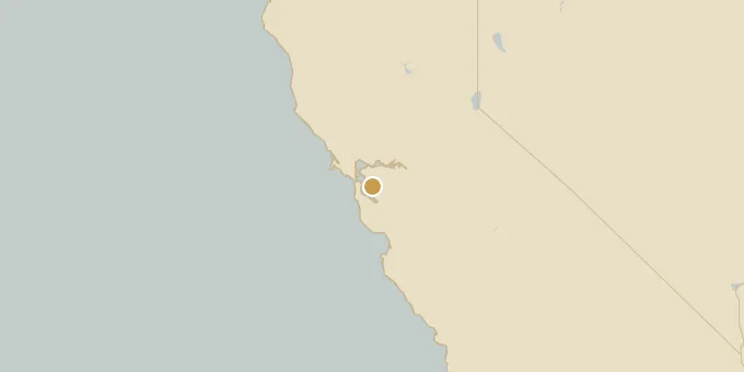 Map of San Leandro, California