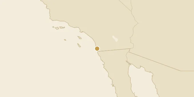 Map of San Diego, California