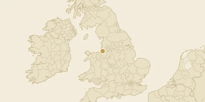 Map of Liverpool, England
