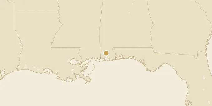 Map of Mobile, Alabama