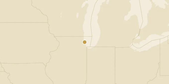 Map of Winnetka, Illinois