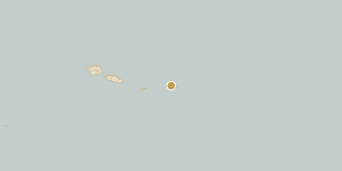 Map of Nu'utele Island, Samoa