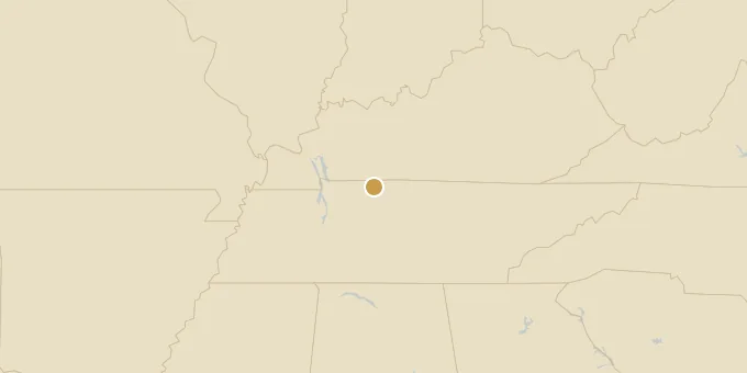 Map of Cedar Hill, Tennessee